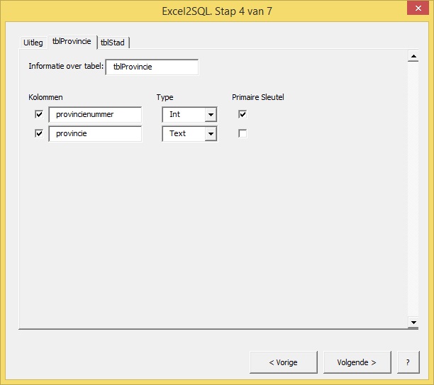 hjgsoft-excel handigheidjes-excel2sql-wizard-tabel-instellingen